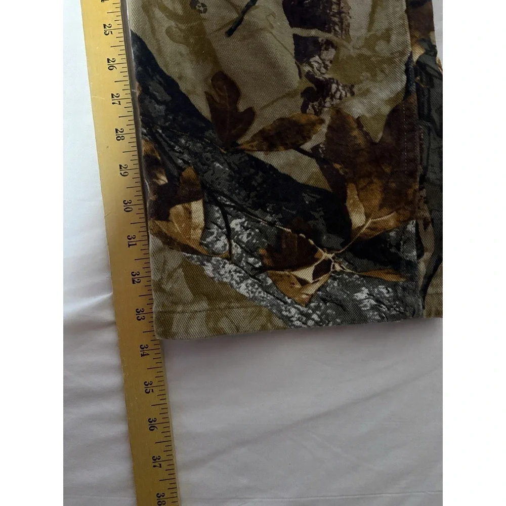 Wrangler Fusion 3D Camo Hunting Pants Men's Size 38x34 Straight Leg Flat Front